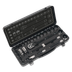Sealey AK7972 Premier Black Socket Set 1/2"Sq Drive 28pc