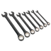 Sealey AK7978 Premier Black Combination Ratchet Spanner Set 7pc