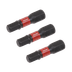 Sealey AK8213 Premier Hex Impact Power Tool Bits 5 x 25mm 3pc