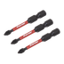 Sealey AK8232 Premier Pozi Impact Power Tool Bits #1 x 50mm 3pc