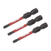 Sealey AK8241 Premier TRX-Star* Impact Power Tool Bits T15 x 50mm 3pc
