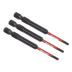 Sealey AK8260 Premier Hex Impact Power Tool Bits 2.5 x 75mm 3pc