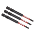 Sealey AK8261 Premier Hex Impact Power Tool Bits 3 x 75mm 3pc