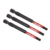 Sealey AK8262 Premier Hex Impact Power Tool Bits 4 x 75mm 3pc