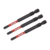 Sealey AK8268 Premier TRX-Star* Impact Power Tool Bits T25 x 75mm 3pc
