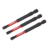Sealey AK8269 Premier TRX-Star* Impact Power Tool Bits T27 x 75mm 3pc