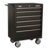 Sealey AP22BSTACK American Pro Topchest, Mid-Box Tool Chest & Rollcab Stack 14 Drawer - Black