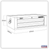 Sealey AP26029TK Superline Pro Mid-Box Tool Chest 2 Drawer - Khaki