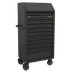 Sealey AP2709BE Superline Pro Black Edition Tower Cabinet with 9 Soft Close Drawers & Power Bar 690mm