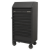 Sealey AP2709BE Superline Pro Black Edition Tower Cabinet with 9 Soft Close Drawers & Power Bar 690mm