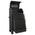 Sealey AP2709BE Superline Pro Black Edition Tower Cabinet with 9 Soft Close Drawers & Power Bar 690mm