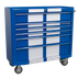 Sealey AP41206BWS Premier Retro Style Wide Rollcab 6 Drawer - Blue with White Stripes