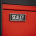 Sealey AP830R Shelving Unit 4-Tier with Cupboard & Drawer