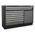 Sealey APMSSTACK13W Superline Pro Storage System with Pressed Wood Worktop 3.24m