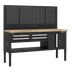 Sealey APMWB72COMBO1W Superline Pro Modular Workbench with 4 Drawers & Cupboard Wooden Worktop 1830mm