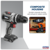 Sealey CP20VDDX Premier SV20 Series 13mm Brushless Cordless Combi Drill 20V - Body Only