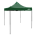 Dellonda DG128 Premium 2 x 2m Pop-Up Gazebo, Heavy Duty, PVC Coated, Water-Resistant Fabric, Supplied with Carry Bag, Rope, Stakes & Weight Bags - Dark Green Canopy