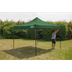 Dellonda DG128 Premium 2 x 2m Pop-Up Gazebo, Heavy Duty, PVC Coated, Water-Resistant Fabric, Supplied with Carry Bag, Rope, Stakes & Weight Bags - Dark Green Canopy