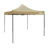 Dellonda DG130 Premium 3 x 3m Pop-Up Gazebo, PVC Coated, Water-Resistant Fabric, Supplied with Carry Bag, Rope, Stakes & Weight Bags - Beige Canopy