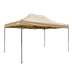 Dellonda DG134 Premium 3 x 4.5m Pop-Up Gazebo, Heavy Duty, PVC Coated, Water-Resistant Fabric, Supplied with Carry Bag, Rope, Stakes & Weight Bags - Beige Canopy