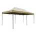 Dellonda DG138 Premium 3x6m Pop-Up Gazebo, Heavy Duty, PVC Coated, Water-Resistant Fabric Supplied with Carry Bag, Rope, Stakes & Weight Bags - Beige Canopy