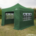 Dellonda DG144 Premium Side Walls/Doors/Windows for Gazebo/Marquee, Fits 2 x 2m Models - Dark Green