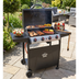 Dellonda DG15 4 Burner Gas BBQ Grill with Piezo Ignition & Thermometer