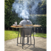 Dellonda DG159 Deluxe 22"(56cm) Ceramic Kamado Style BBQ with Wheeled Stand