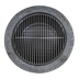 Dellonda DG189 Round MgO Fire Pit with BBQ Grill & Safety Mesh Screen 60cm - Dark Grey