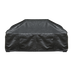 Dellonda DG238 89cm Square Outdoor Fire Pit, Mesh Screen Lid, Black with Water-Resistant Drawstring Cover