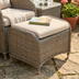 Dellonda DG68 Chester Rattan Wicker Outdoor Recliner Loungers & Table Set 5pc