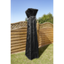 Dellonda DG7 Pyramid Gas Tower Patio Heater Water-Resistant Cover 2280 x 470mm, Black