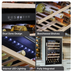 Baridi DH118 57 Bottle Built-In Dual Zone Wine Cooler with Beech Wood Shelves & LED Light - Black