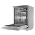 Baridi DH167 Regular Sized Freestanding Dishwasher 60cm Wide 14 Place Settings - Silver