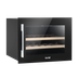 Baridi DH205 28 Bottle Built-In Wine Cooler with Touch Screen Controls, Beech Wood Shelves & LED Light - Black