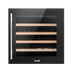 Baridi DH206 36 Bottle Built-In Wine Cooler with Touchscreen Controls, Beech Wood Shelves & LED Light - Black