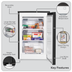 Baridi DH251 55cm Undercounter Freezer with Adjustable Thermostat, 85L - Black