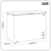 Baridi DH258 Freestanding Chest Freezer 254L Capacity - White