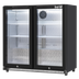 Baridi DH272 Back Bar Drinks Fridge/Cooler with Double Hinged Door & Security Lock 190L - Black