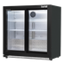 Baridi DH273 Back Bar Drinks Fridge/Cooler with Double Sliding Door & Security Lock 190L - Black