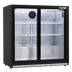 Baridi DH273 Back Bar Drinks Fridge/Cooler with Double Sliding Door & Security Lock 190L - Black
