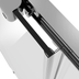 Baridi DH295 Sliding Shower Door 1200 x 1850mm, 6mm Tempered Glass, Reversible - Black