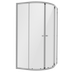 Baridi DH302 Quadrant Shower Entry Enclosure 900 x 900 x 1850mm with 6mm Tempered Glass - Chrome