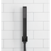 Baridi DH321 Concealed Thermostatic Shower Set 20 x 20cm Square Head & Hand Shower - Black