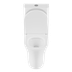 Baridi DH332 Close-Coupled Toilet with Soft Close Seat, Dual Flush Cistern & Rimless Flush - White
