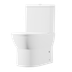 Baridi DH333 Close-Coupled Toilet with Soft Close Seat, Dual Flush Cistern & Rimless Flush - White