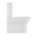 Baridi DH333 Close-Coupled Toilet with Soft Close Seat, Dual Flush Cistern & Rimless Flush - White