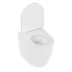 Baridi DH334 Back-to-Wall Toilet with Soft Close Seat & Rimless Flush - White