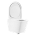 Baridi DH335 Wall Hung Toilet with Soft Close Seat & Rimless Flush - White