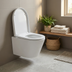 Baridi DH335 Wall Hung Toilet with Soft Close Seat & Rimless Flush - White